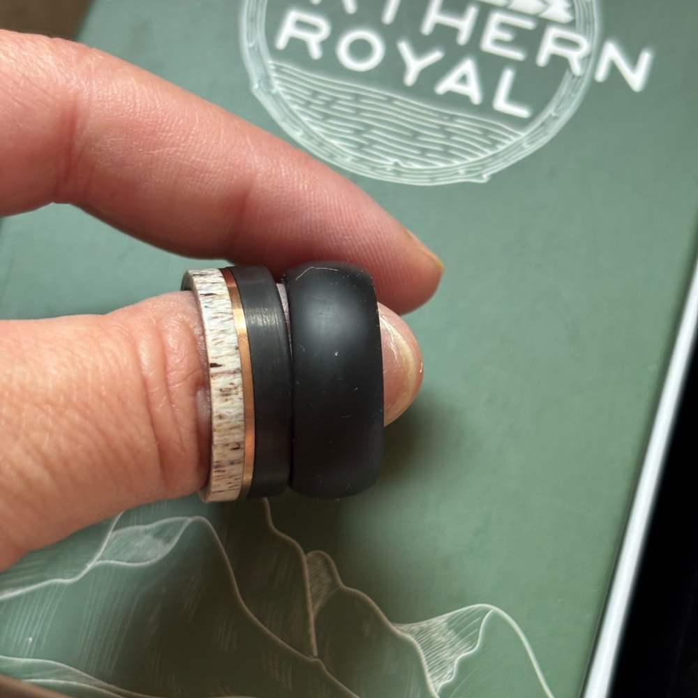 Black Silicone Ring